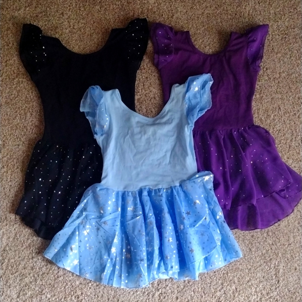 Three dance leotards 7/8